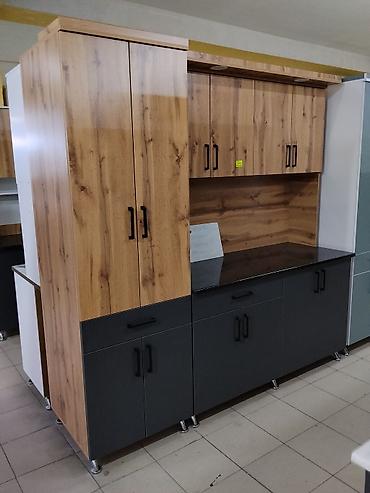 silver kitchen: Кухонный гарнитур в современном стиле - Комплектация: напольные и — 2