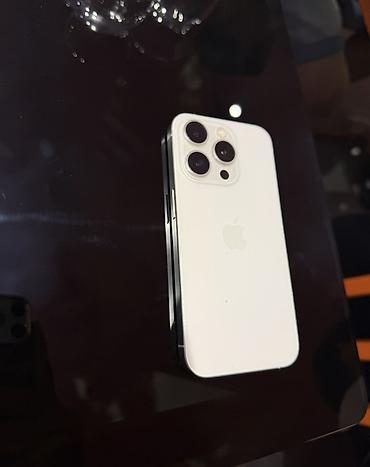 azerbaycan iphone 15 pro max fiyat: IPhone 15 Pro, 128 GB, Ağ, Barmaq izi, Face ID, Simsiz şarj — 1