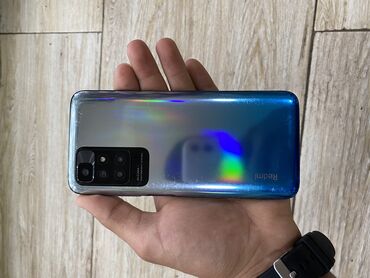 sim kart modem: Redmi 10 (2022), 128 GB, rəng - Göy, Sensor, Barmaq izi, İki sim kartlı