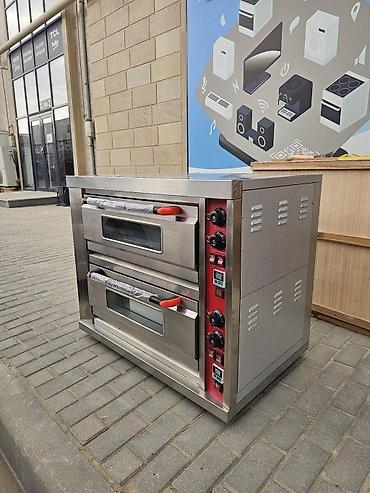 Elektrik sobalar: Pizza sobası Professioanal pizza peçi İçi daşlı model 1 mərtəbəli — 4