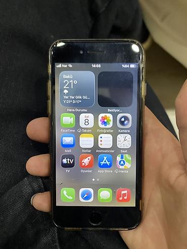 fake tel: IPhone SE 2020, 64 GB, Ağ, Barmaq izi — 3