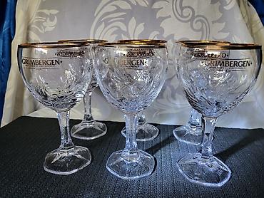 heinken case: Case nove vintaz orig.Grimbergen za pivo kristalno staklo. Case nove — 8
