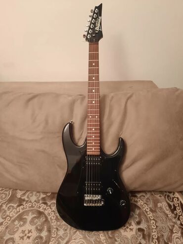 советские гитара: IBANEZ GRX20 BS, SuperStrat HH, красивая, удобная с прекрасным, чистым