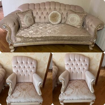Divan və masa dəstləri: Divan, 2 kreslo