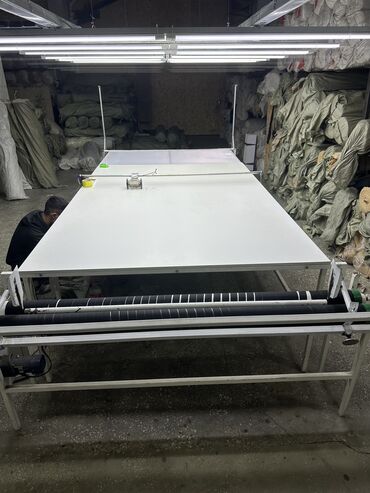 стол для швейной машины: Стол для разбраковки тканьи Горизантальный Счетчиком для измерения