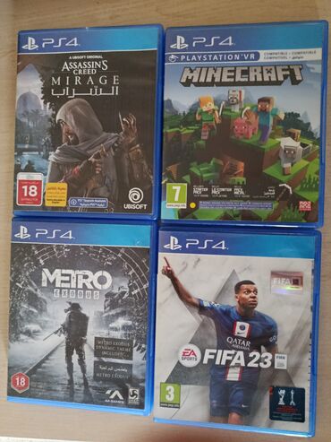 бытовая техника с уценкой: Продаю игры на пс4 Assassin's creed Mirage 2023, Minecraft самая