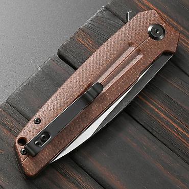 стилет нож: Складной нож Sitivien ST152, сталь K110, рукоять микарта Общая Длина — 5
