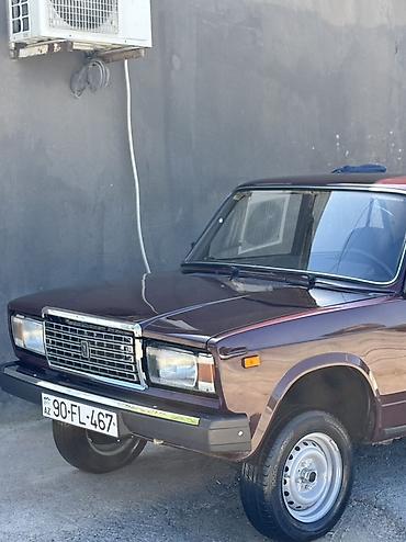 VAZ (LADA): VAZ 2107 sedan - Kuzov: klassik 4 qapılı sedan, tünd albalı/bordo — 2