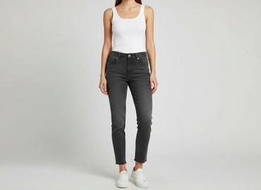 kapcie z piętą: House, Jeans for women, size 2XS