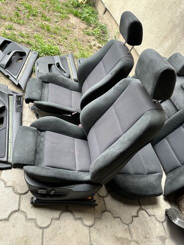 материал алькантара: Комплект сидений, BMW 2001 г., Б/у, Оригинал, Германия