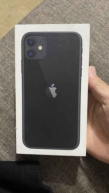 Apple iPhone: IPhone 11, Б/у, 128 ГБ, Jet Black, Чехол, Коробка, 74 %