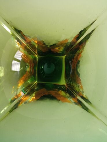 Stare vaze i dekor: Murano Sommerso XXL činija Frateli Toso, prečnik35 cm u osnovi prečnik — 3