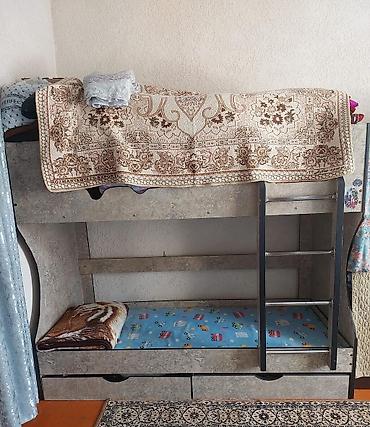 Детская мебель: Двухъярусная кровать с выдвижными ящиками и лестницей - Форм‑фактор — 1