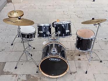 dəf aləti: Mapex akustik baraban dəsti – tam komplekt - Markalar: Mapex (baraban — 3