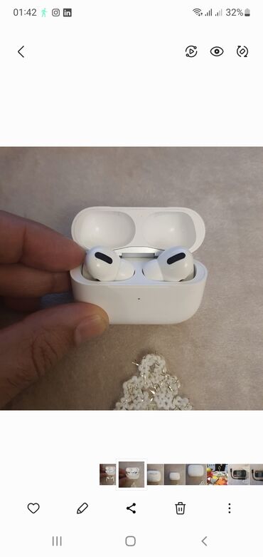Qulaqcıqlar: Simsiz (Bluetooth) Qulaqcıqlar, Apple, rəng - Ağ
