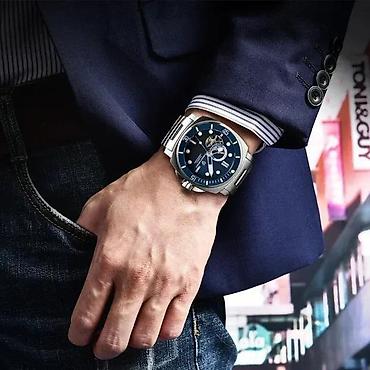 Ručni satovi: PAGANI DESIGN PD-1736 -Plava- Seiko Automatik mehanizam Potpuno nov — 3