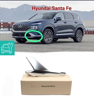 Другие детали кузова: Hyundai Santa Fe ( Хюндай Санта Фе ) Передний нижний хром и другие