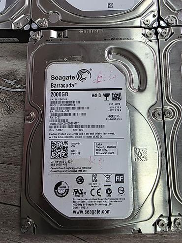 note 2: Накопитель для ПК, Б/у, Seagate, HDD, 2 ТБ, 3.5", Для ПК — 5