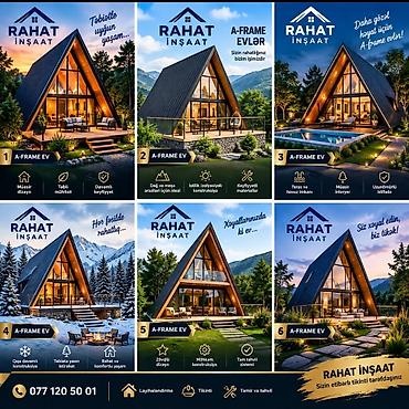 horgu suvaq isleri: A FREM EVLERIN TIKLMESI TEMIRI VE DIZAYNLARIN VERLMESI MATERAL DAXIL — 2