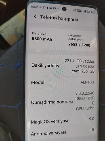 lenovo gaming 3: Honor Magic 5 Lite, rəng - Qara, Barmaq izi — 6
