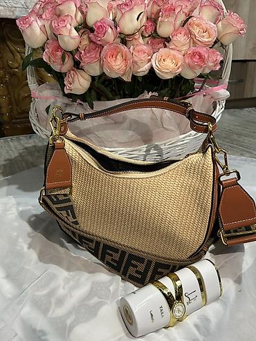 Классические сумки: Классическая сумка, Fendi, Италия, Материал: Комбинированный материал, Оригинал, Женские, Новый — 11