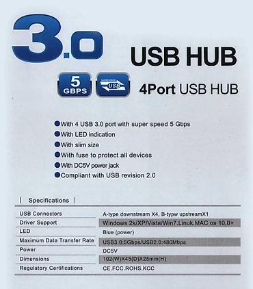 windows surface: Хаб USB, 4 порта: USB 3.0 (1 порт) + USB 2.0 (3 порта). Hub. Высокая — 4