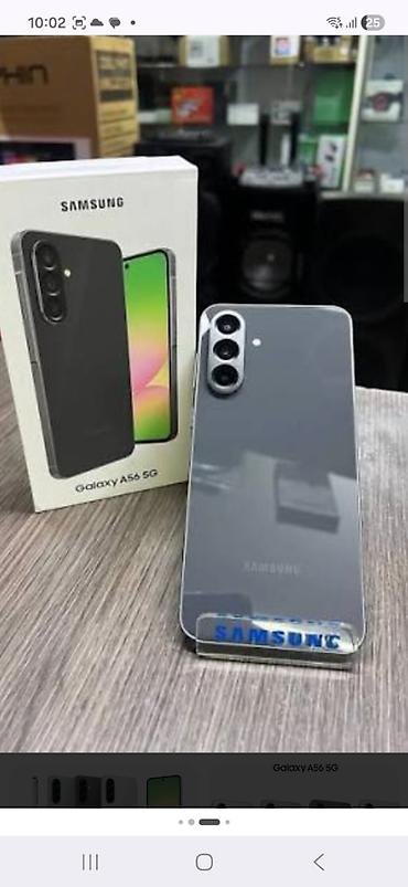 a 52 128: Samsung Galaxy A56 5G, 256 GB, rəng - Boz — 1