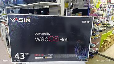 Срочная акция Yasin 43 UD81 webos magic пульт smart Android Yasin