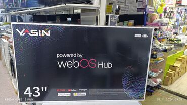 мониторы aoc 27 дюймов: Срочная акция Yasin 43 UD81 webos magic пульт smart Android Yasin