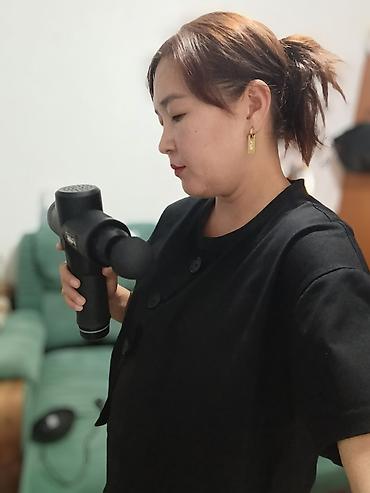 massage gun цена: Профессиональный ручной массажер-пистолет - Тип: перкуссионный — 3