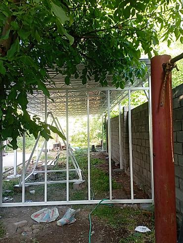 Сварка: Навес жазайбыз каркас (металл)только Россия покрытие профнастил Жана — 5