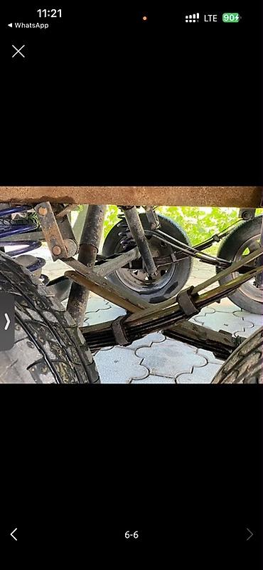 тандем притцеп: Прицеп двухосный легковой, зелёный кузов с высоким бортовым — 5