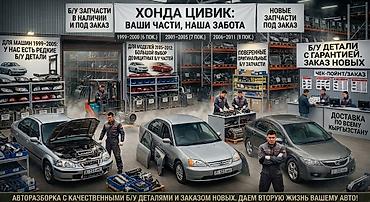 АВТОРАЗБОРКА И ЗАПЧАСТИ ДЛЯ HONDA CIVIC - Специализация: только Honda