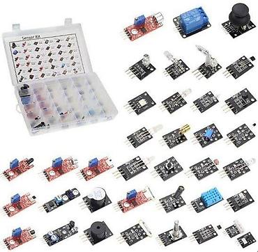 Arduino Sensor Dəsti – 37 Hissə Bu geniş sensor dəsti ilə aşağıdakı lalafo.az -da Arduino Sensor Dəsti – 37 Hissə Bu geniş sensor dəsti ilə aşağıdakı