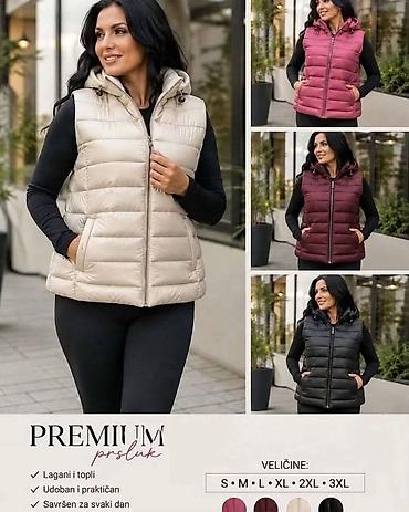 zenski prsluci sa dva lica: PREMIUM ženski prsluk sa kapuljačom - Lagani i topli - Udoban i — 1