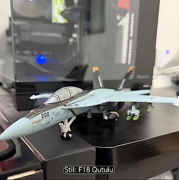 stich oyuncaq: Hərbi təyyarə F/A-18. Matrialı plasmasdan.ölçüsü şəkildə — 3