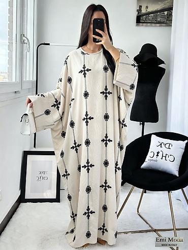 Haljine: 💫Kaftan maxi haljina – Made in Italy - Kroj: širok, lepršav kaftan — 6