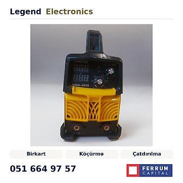 acar yazan: Elan başlığı: Qaynaq avadanlığı Japan MMA-400S inverter - — 1