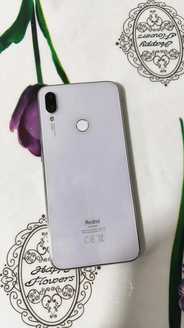 Техника и электроника: Xiaomi Redmi 7 | 64 ГБ | цвет - Белый 
| Зарядное устройство, Защитное стекло, Чехол | 4G (LTE)