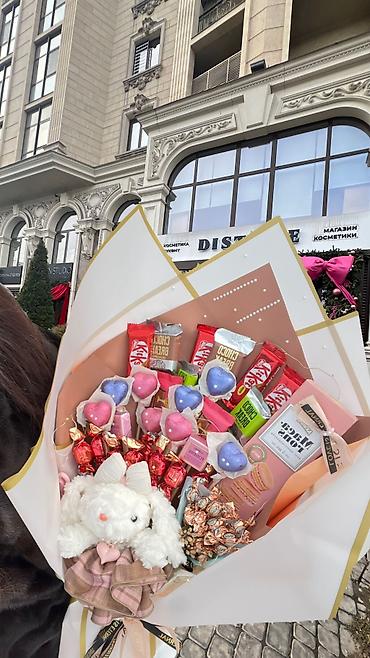 Подарки и сувениры: Шоколадный букет с игрушкой 🔥 Цена по акции 1750 сом В НАЛИЧИИ!!🔥 🚕 — 10