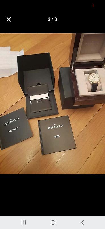 Qol saatları: Original Zenith saat.25000 manata alinib.yeniden secilmir.az istifade — 2