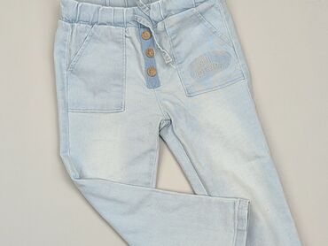 sinsay czarne jeansy z wysokim stanem: Spodnie jeansowe, So cute, 1.5-2 lat, 92, stan - Dobry