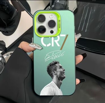 телевизор акция: Чехол для смартфона с дизайном CR7 - Серия: CR7 — крупный логотип