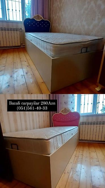 Новый, Односпальная кровать, С подъемным механизмом, С матрасом, Без выдвижных ящиков, Россия — 6