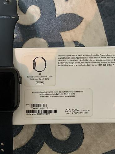 mi smart band 10: Обем есть Apple Watch SE (GPS), 44 мм Модель: A2352 Корпус: алюминий — 2