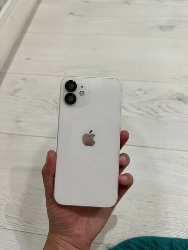 кнопочный телефон новый: IPhone 12, Колдонулган, White Titanium, 84 %