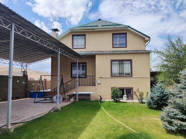 дом фрунзе сафхоз: 280 кв. м, 8 бөлмө, Жылытылган, Брондолгон эшиктер, Унаа токтотуучу жай