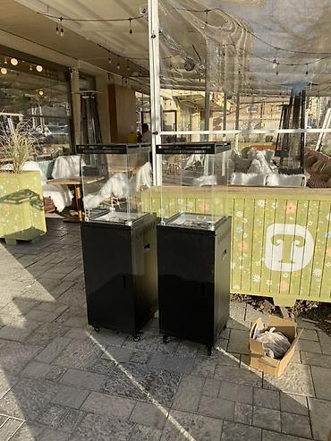 Газовые горелки: Уличные газовые обогреватели/факельные камины для террас и садов В — 8