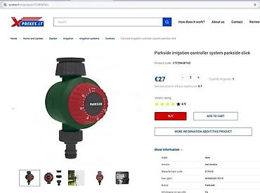 Sredstva za navodnjavanje: Parkside mehanički kontroler za navodnjavanje – „Parkside Click” — 3