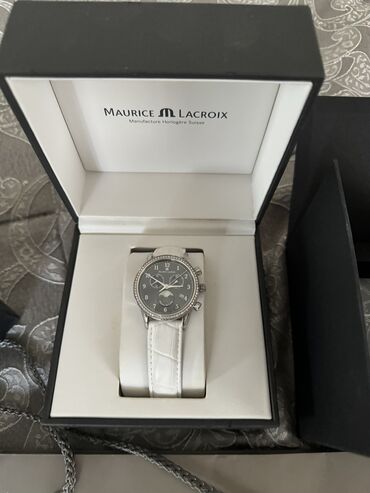 часы не оригинал: Maurice Lacroix Швейцария часы оригинал с бриллиантами отличный